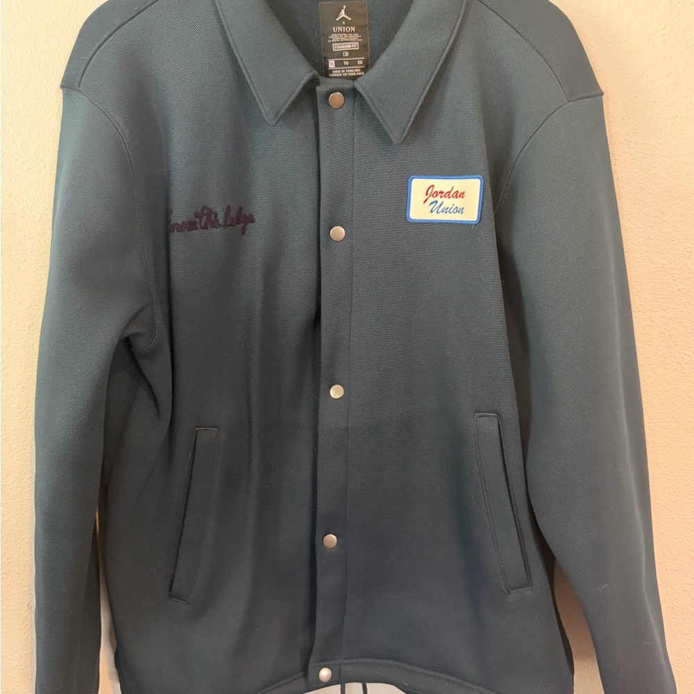Union LA x Jordan leisure track jacket in navy blue size XL